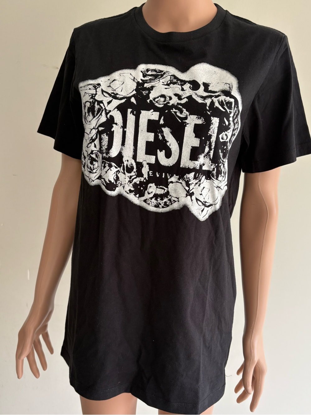 Diesel Black Graphic Logo T-Shirt